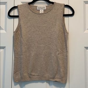 Silk / Cashmere Tan Bloomingdales Top Size PM